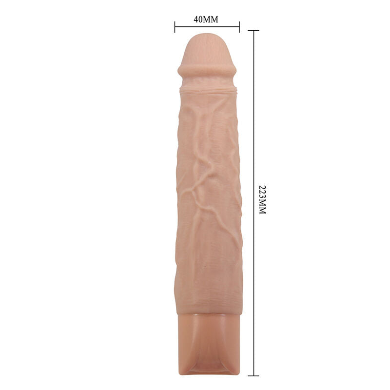 PRETTY LOVE - KESSLER DILDO VIBRADOR REALISTA 10 MODOS DE VIBRACIÓN Y 10 DE EMPUJE 22 CM NATURAL