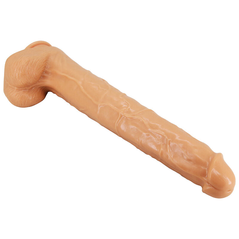 PRETTY LOVE - VIGGO DILDO REALISTA TACTO SUAVE CON PIEL DESLIZANTE 36,5 CM NATURAL