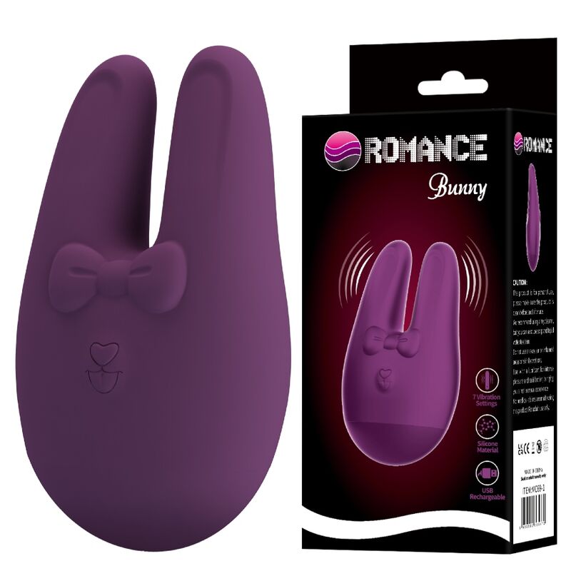 ROMANCE - BUNNY ESTIMULADOR EXTERNO 7 MODOS DE VIBRACIÓN