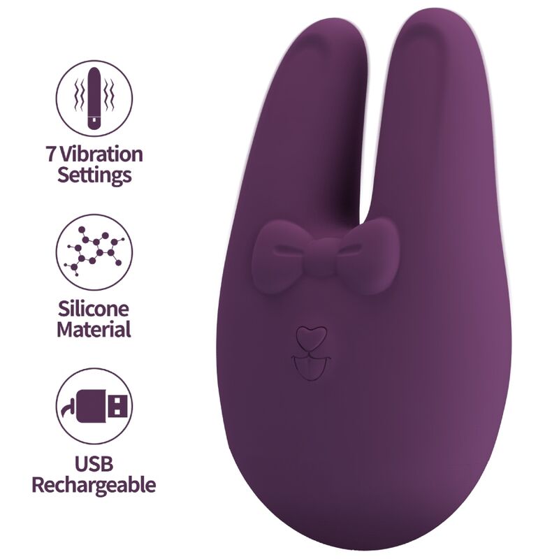 ROMANCE - BUNNY ESTIMULADOR EXTERNO 7 MODOS DE VIBRACIÓN