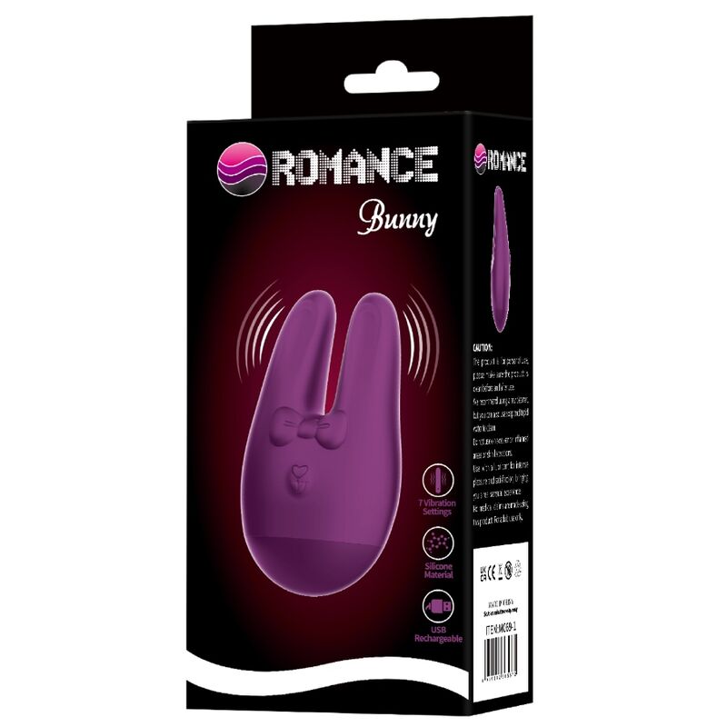 ROMANCE - BUNNY ESTIMULADOR EXTERNO 7 MODOS DE VIBRACIÓN