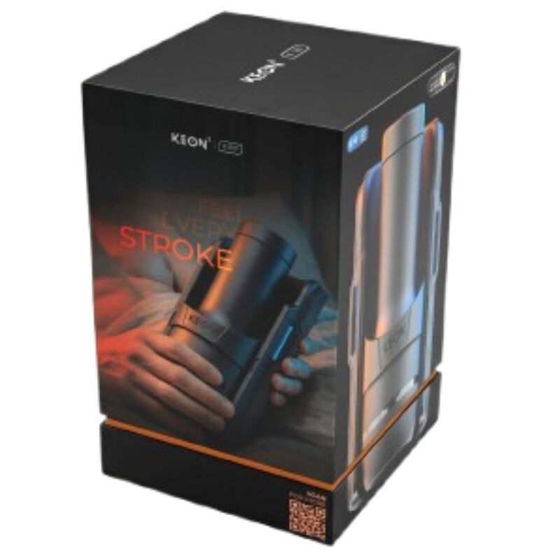 KIIROO - KEON 2 COMBO MASTURBADOR AUTOMÁTICO INTERACTIVO CON FEEL STROKER NEGRO/AZUL
