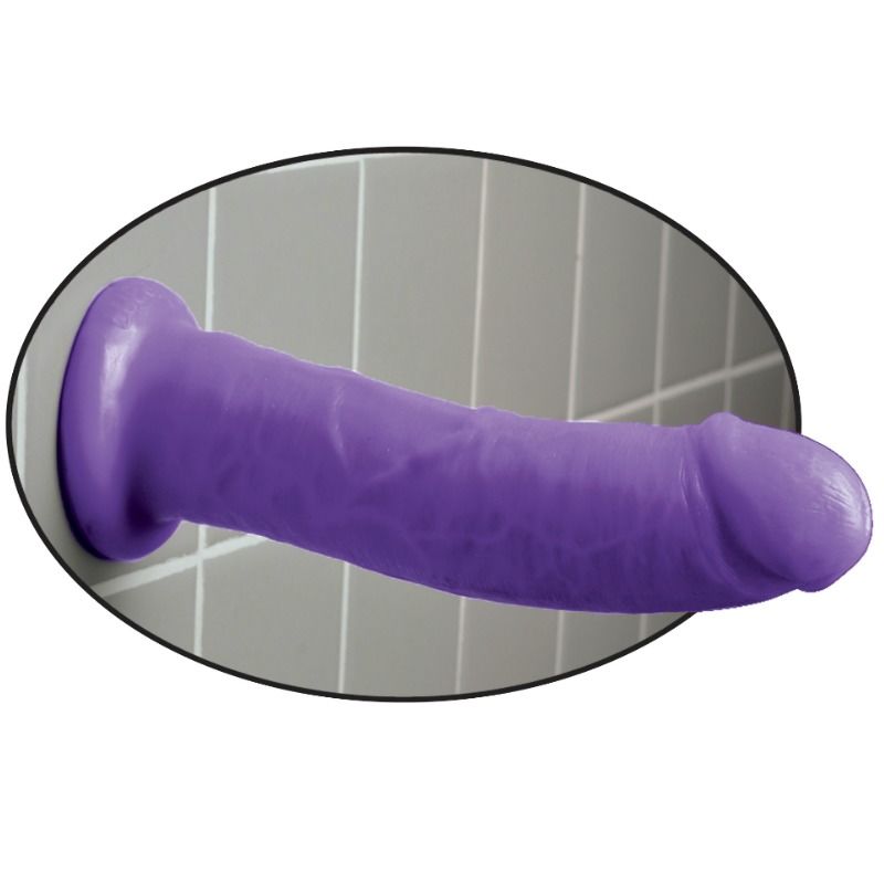 DILLIO - DILDO CON VENTOSA 20.32 CM LILA