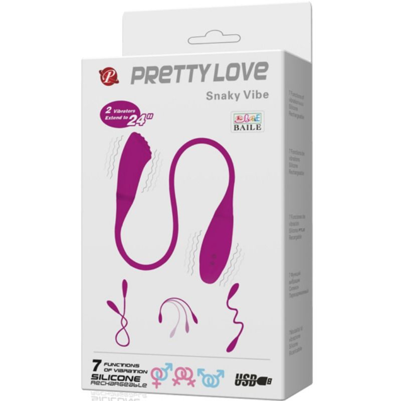 PRETTY LOVE - SMART SNAKY VIBE VIBRADOR 2 MOTORES