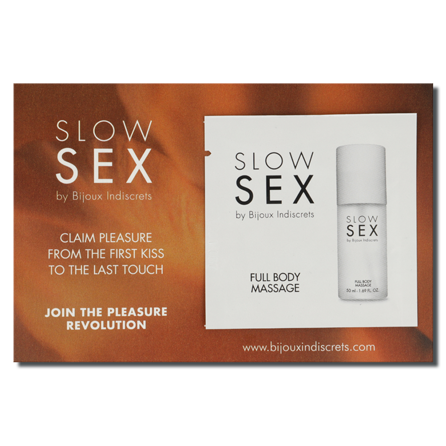 BIJOUX INDISCRETS - SLOW SEX FULL BODY MASSAGE GEL DE MASAJE 2 ML